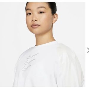 Nike Women's Sportswear Opal Fleece Graphic Crew Sweatshirt Size XXL